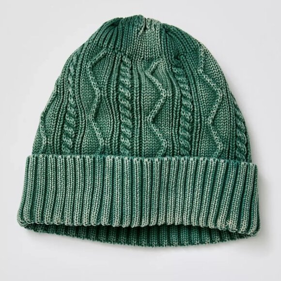Free People - Stormi Washed Cable Beanie - Picture 1 of 2